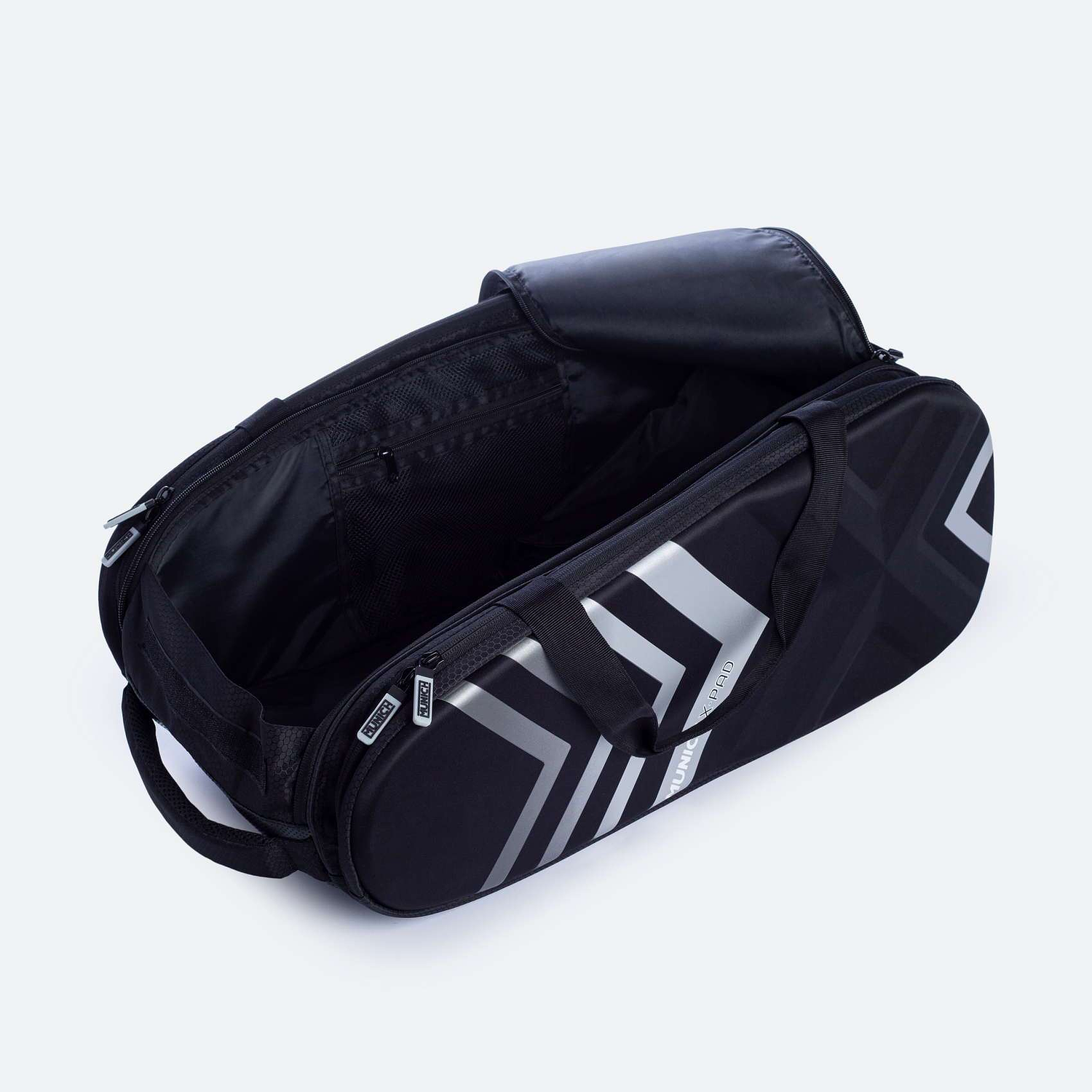 BOLSO MUNICH RACKET BAG NEGRO-SILVER 7