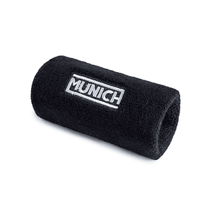 MUÑEQUERA MUNICH NEGRA BLANCA 