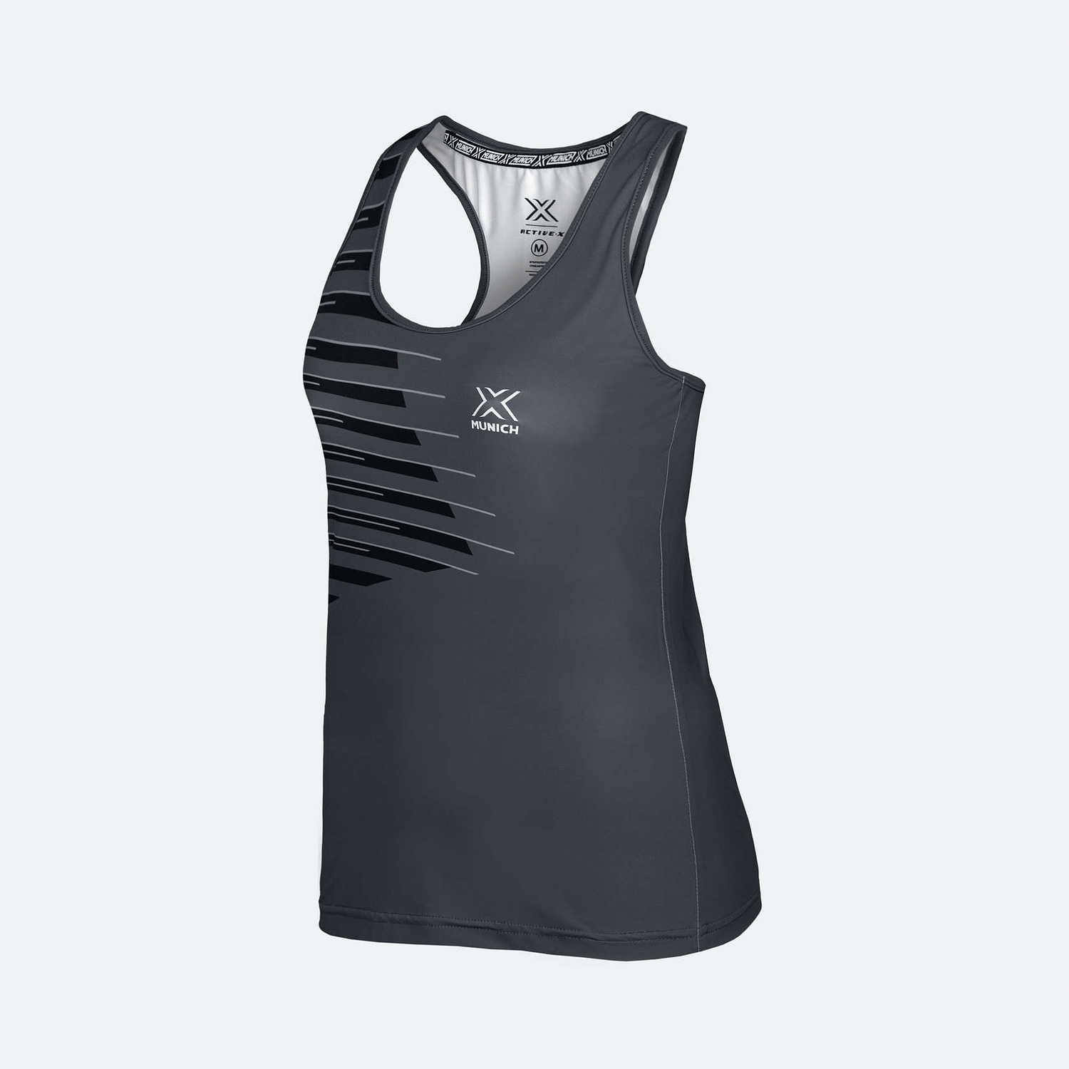 MUNICH POLERA WOMAN BASIC TANK TOP BLACK 1