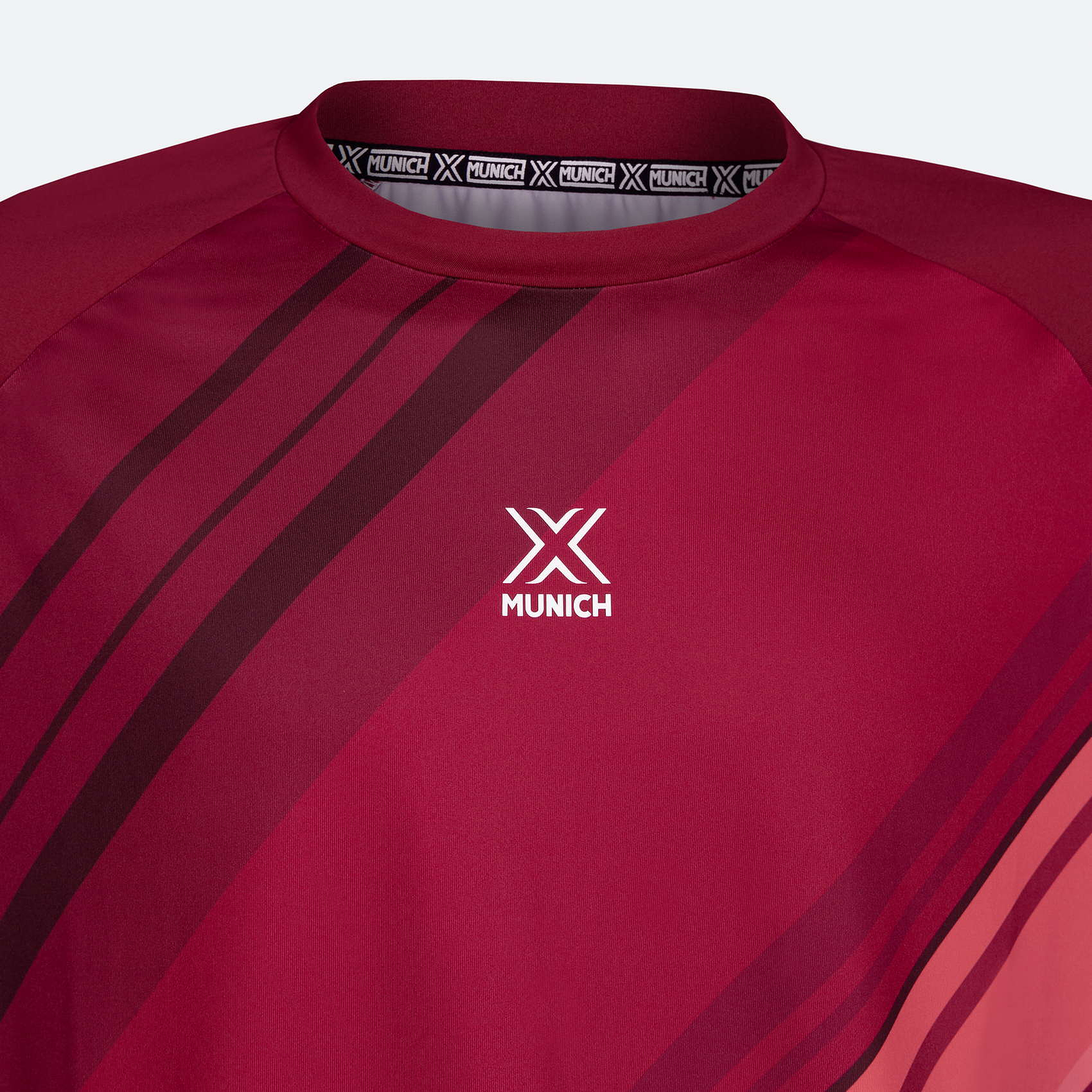 POLERA MUNICH MAN STRIPES FUCSIA 5
