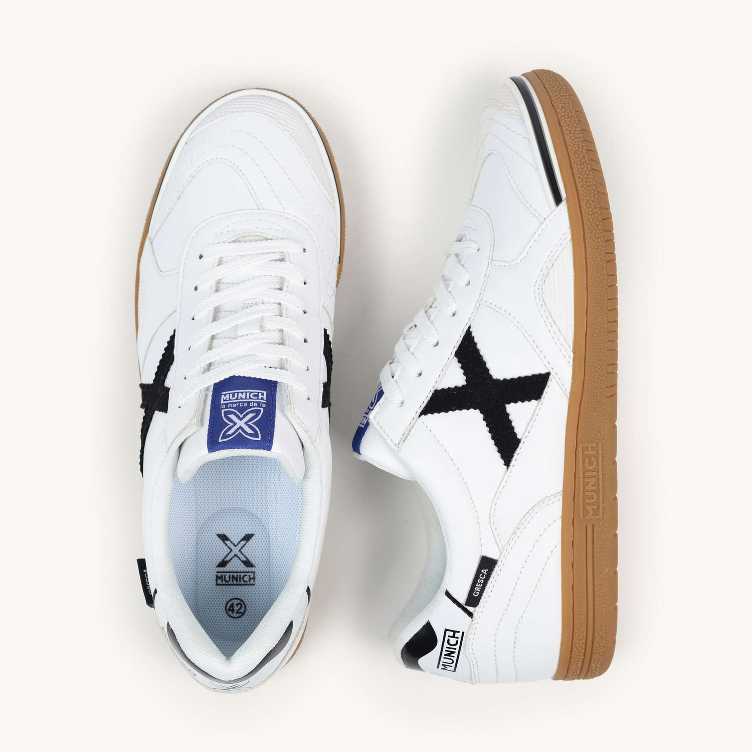 ZAPATILLA MUNICH GRESCA 321 FUTSAL 5