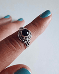 ANILLO ÉTNICO ONIX 925°