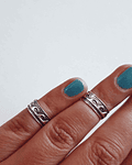 ANILLO MIDI OLAS 925°