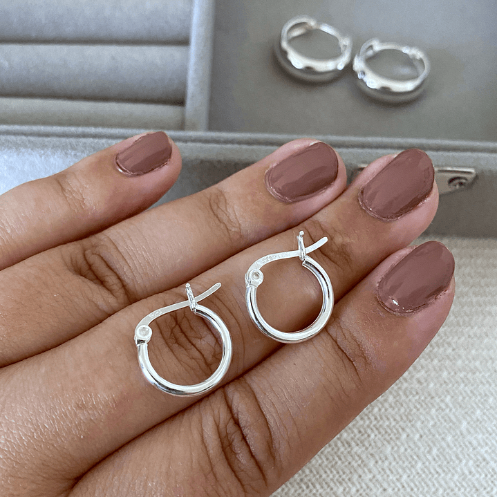 MINI ARGOLLAS LISAS 925 2