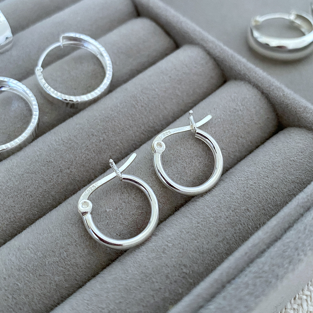 MINI ARGOLLAS LISAS 925 1