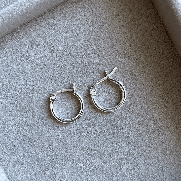 MINI ARGOLLAS LISAS 925 3