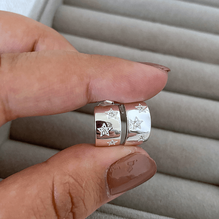 ARGOLLA ESTRELLAS DE CIRCONES 925 1