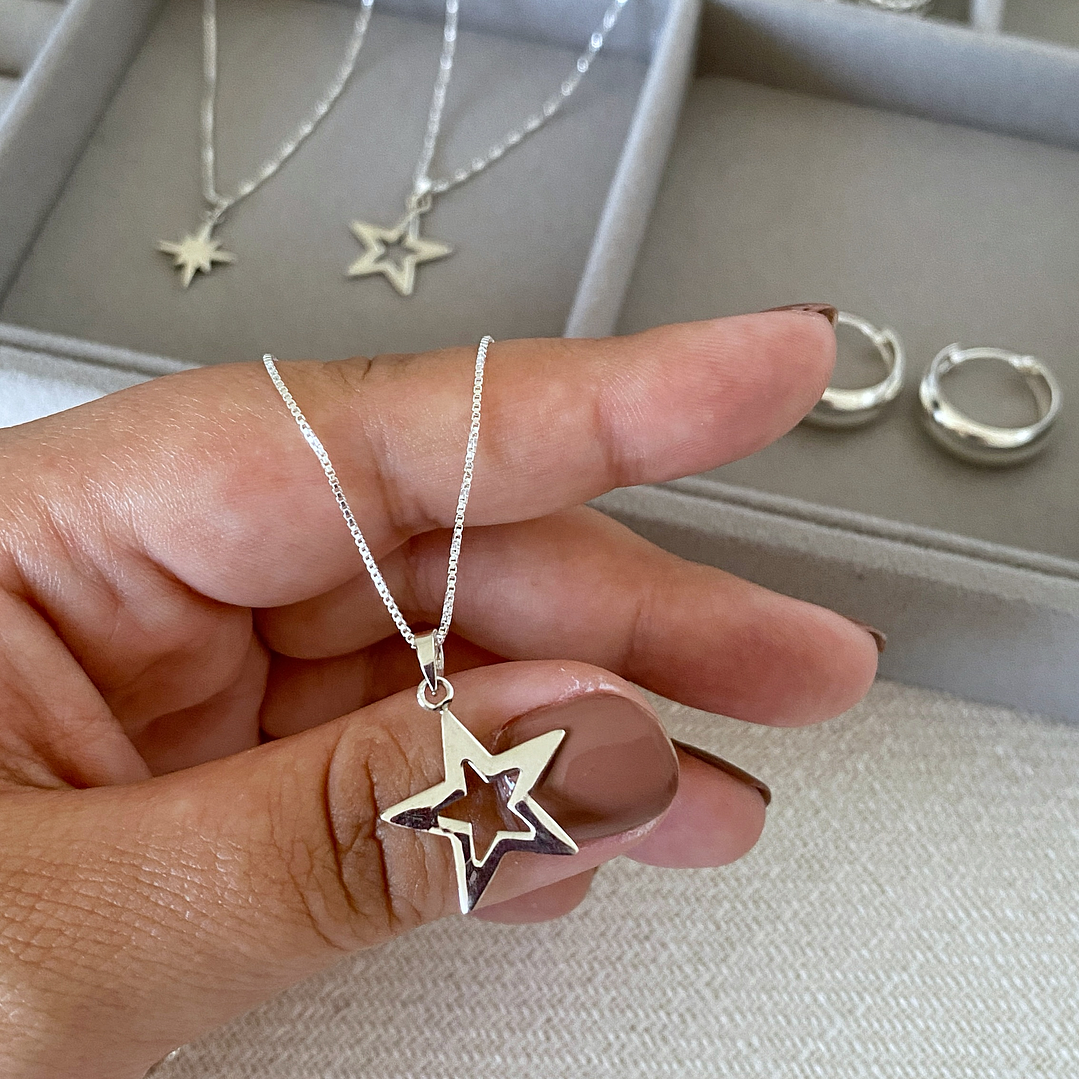 COLLAR SILUETA STAR 925 1