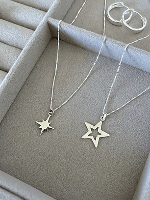 COLLAR ROSA DE LOS VIENTOS 925