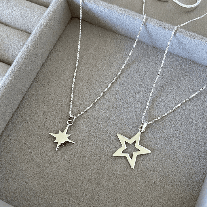 COLLAR ROSA DE LOS VIENTOS 925 2