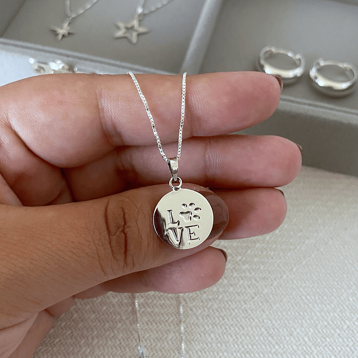 COLLAR HUELLAS 925 3