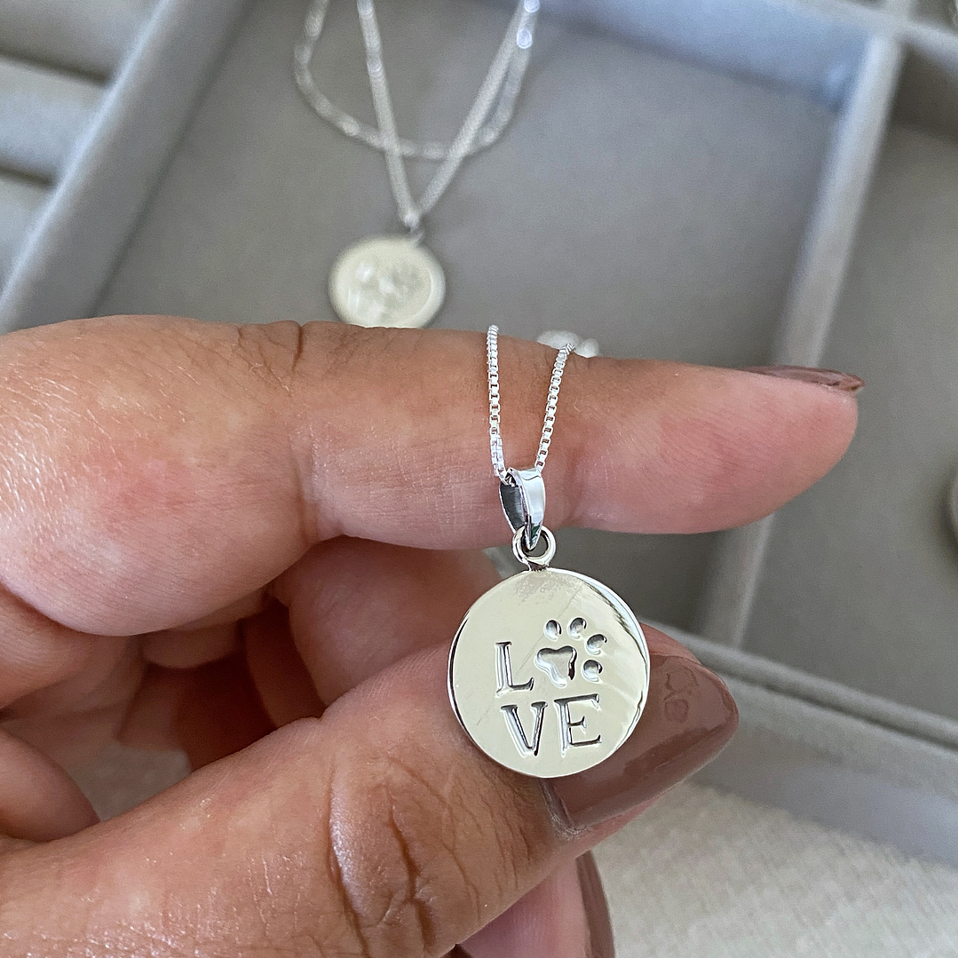 COLLAR HUELLAS 925 2