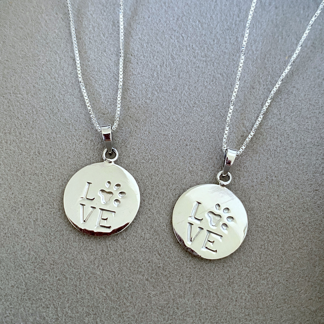 COLLAR HUELLAS 925 1