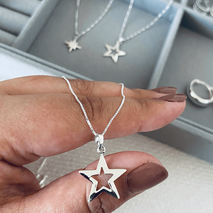 COLLAR SILUETA STAR 925 2
