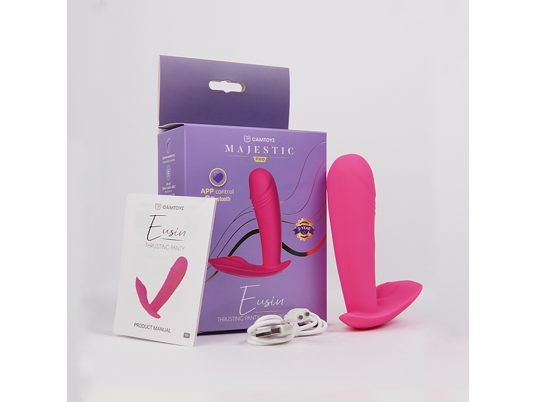 Panty vibrador Eusin por App — Control remoto y estimulación a distancia 2