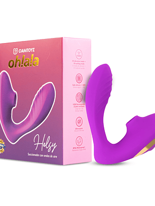 Helsley — Vibrador y succionador 2 en 1 para estimulación completa