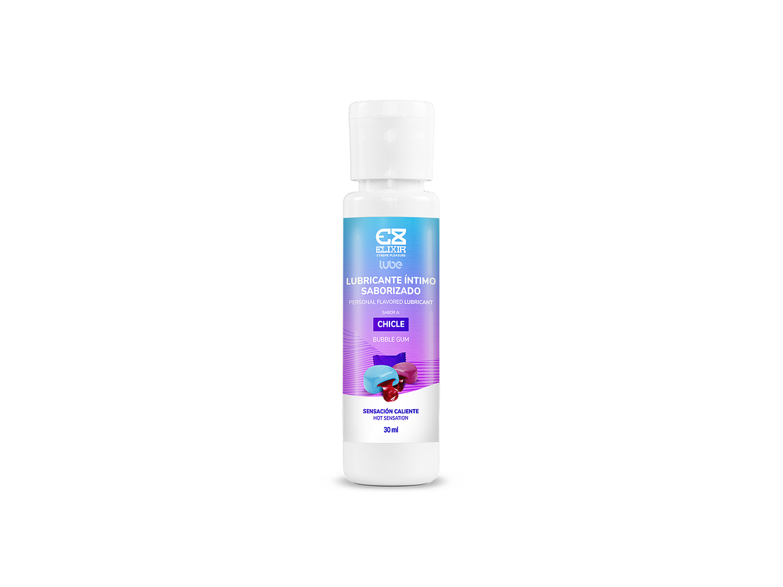 Lubricante sabor chicle Elixir — Diversión y suavidad con aroma dulce 1