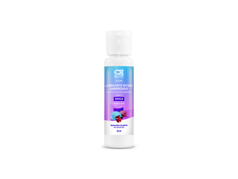 Lubricante sabor chicle Elixir — Diversión y suavidad con aroma dulce 1