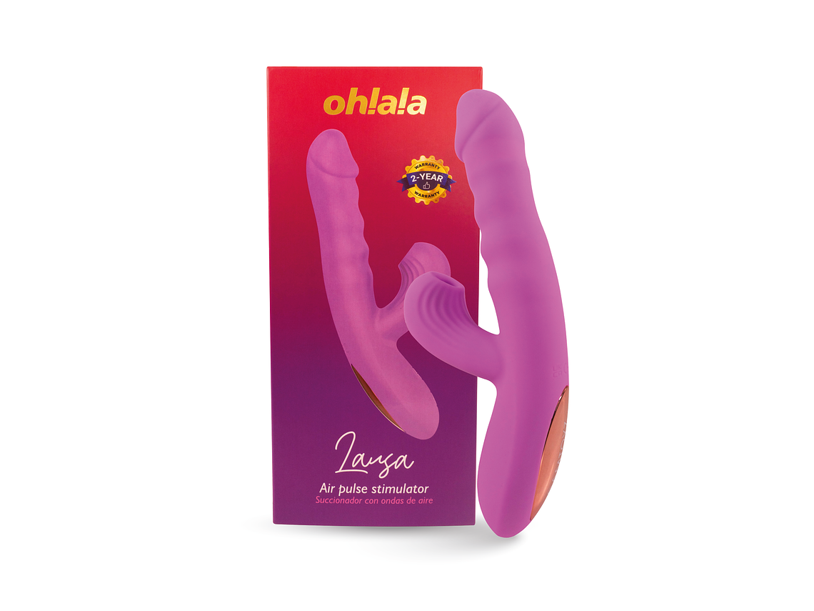 Lausa — Vibrador succionador de precisión con diseño elegante 3