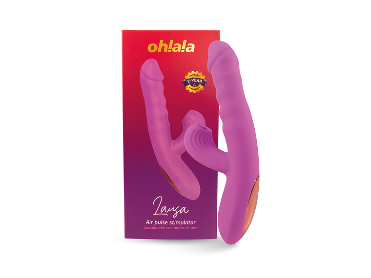 Lausa — Vibrador succionador de precisión con diseño elegante 3