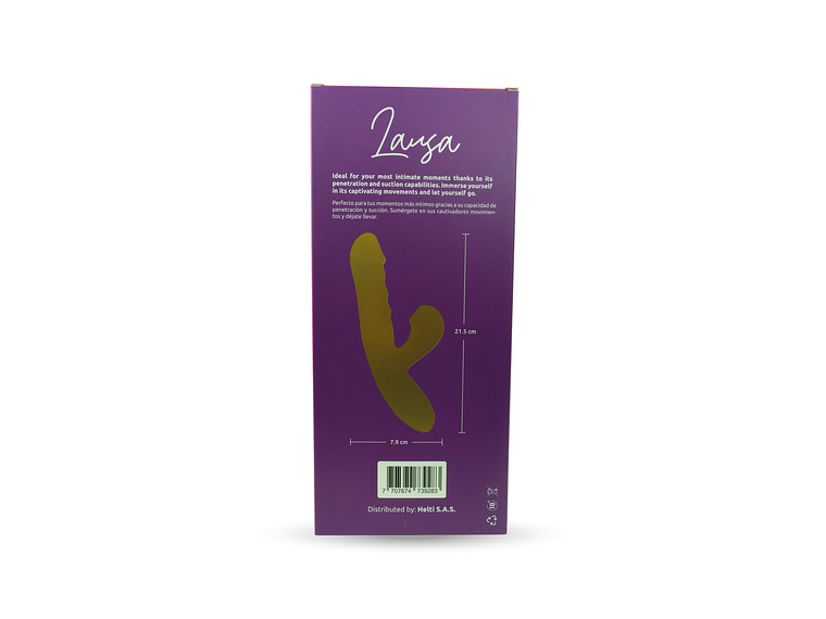 Lausa — Vibrador succionador de precisión con diseño elegante 4