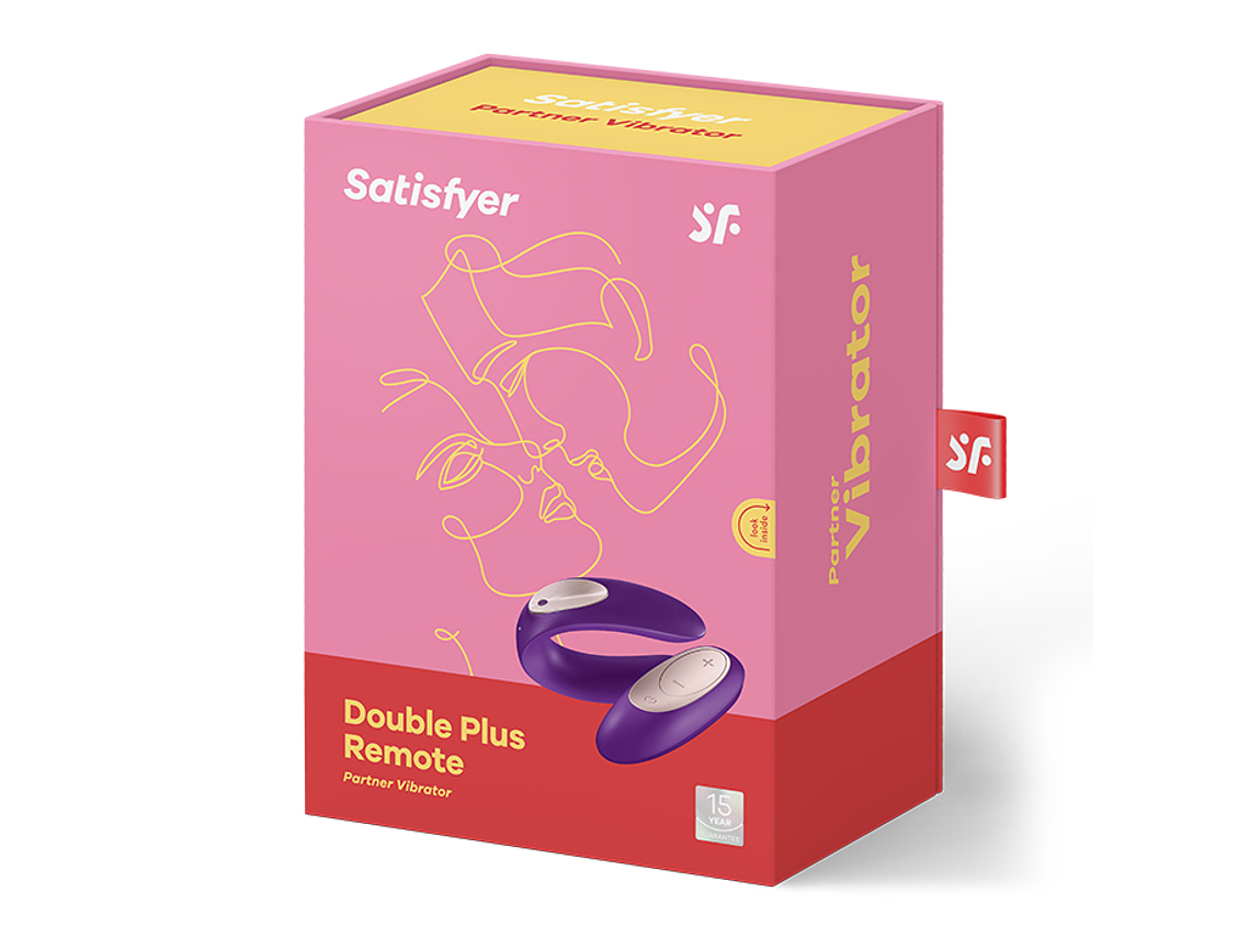 Satisfyer Double Plus Remote — Vibrador para parejas con control remoto 3