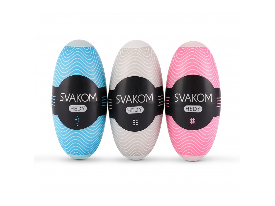 Huevo masturbador Svakom — Textura interna y estimulación realista 2