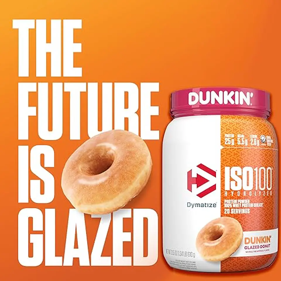 ​Proteína Dymatize Iso100 Dunkin Donuts Glazed Donut 1.34lb 3