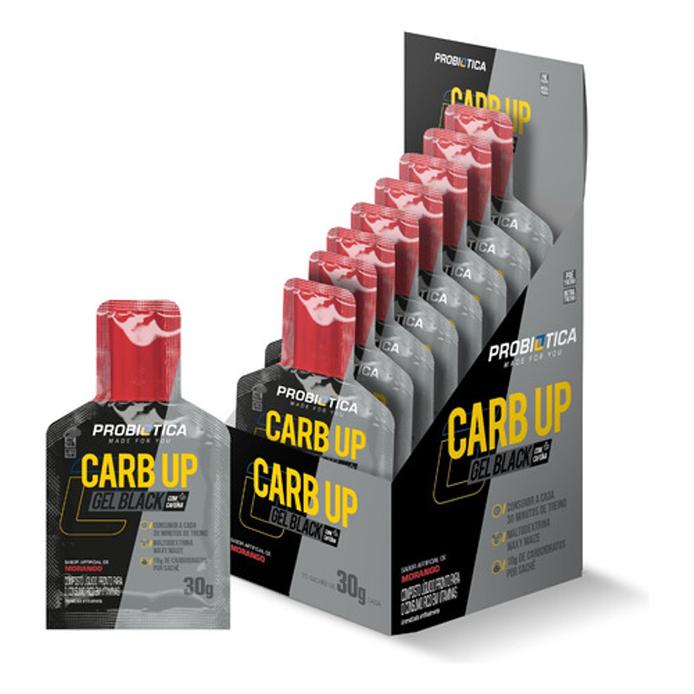 CARBOHIDRATO CARB-UP GEL BLACK 30G (10 UNIDADES)