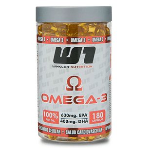 OMEGA 3 FISH OIL 180 CAPS WINKLER NUTRITION