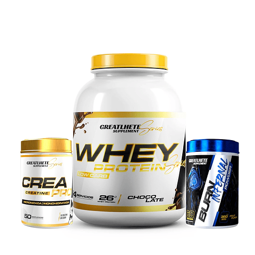 PROTEINA WHEY 5LBS + CREATINA 250G + TERMOGÉNICO BURN INFERNAL 60 SERVICIOS 1