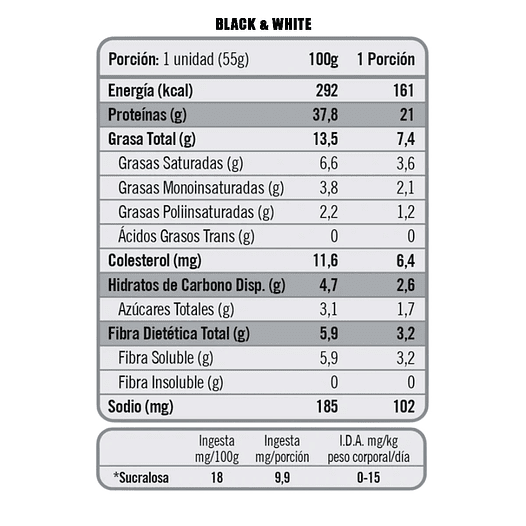 BARRITA PROTEIN BITE 55G (UNIDAD) 6