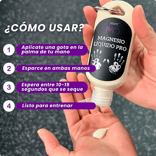 MAGNESIO LIQUIDO PRO PARA MANOS MOFIT 4