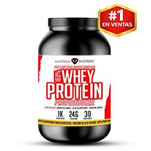 100% Whey Protein Professional 1kg Nutrition Factory