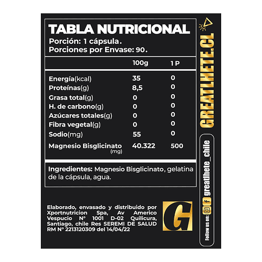 MAGNESIO BISGLICINATO PRO 90 SERV. GREATLHETE 2