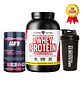 100% WHEY PROTEIN PROFESSIONAL + PRE ENTRENO KREATOR + SHAKER DE REGALO - Miniatura 1