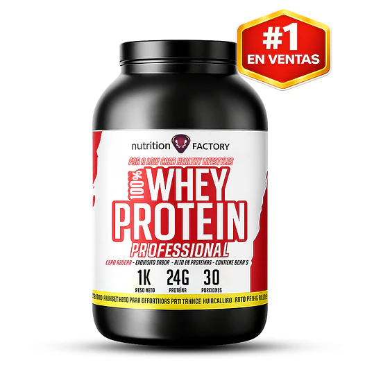 100% Whey Protein Professional 1kg Nutrition Factory 1