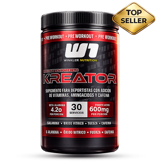 PRE ENTRENO KREATOR 600 G WINKLER NUTRITION 1