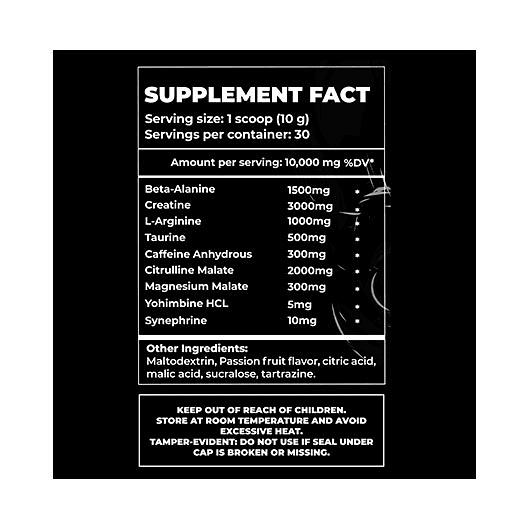 PUMP INFERNAL AMERICANO 300G GREATLHETE 3