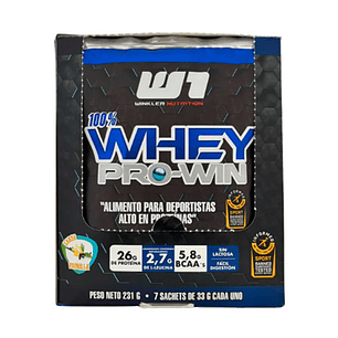7 SACHET DE PROTEÍNA WHEY PRO WIN WINKLER NUTRITION