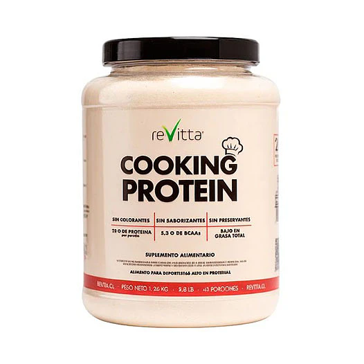 PROTEINA PARA COCINAR WHEY COOKING PROTEIN 1.28 KG REVITTA 1