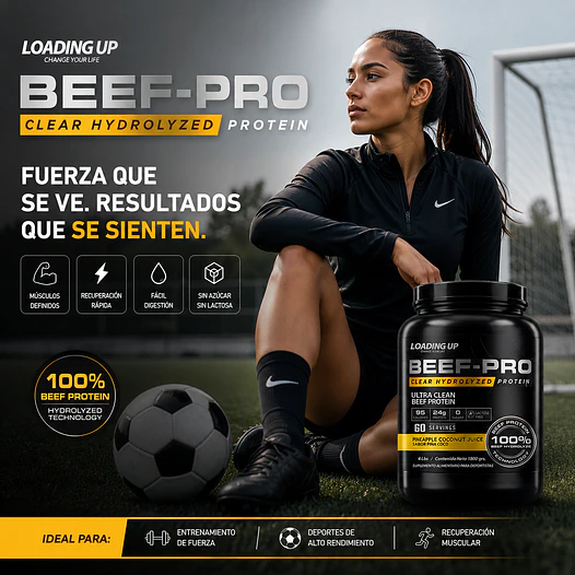 BEEF-PRO CLEAR HIDROLYZED PROTEIN 60 SERVICIOS - LOADING UP 2