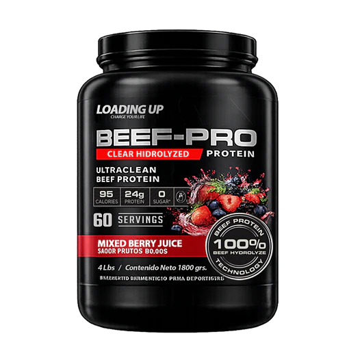 BEEF-PRO CLEAR HIDROLYZED PROTEIN 60 SERVICIOS - LOADING UP 1