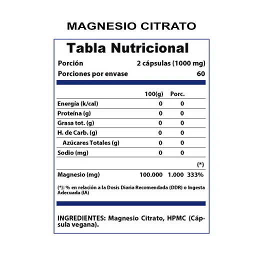 MAGNESIO CITRATO 1000MG + MULTIVITAMÍNICO 30 SERVICIOS + ZMA +B6 60 SERVICIOS- COPIA 3