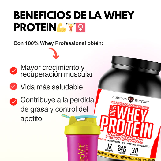 100% WHEY PROTEIN PROFESSIONAL 1KG + CREATINA MONOHIDRATO 1KG 4