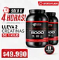 2 x CREATINA MONOHIDRATADA MICRONIZADA 1KG MUSCLEFACTORY - Miniatura 1