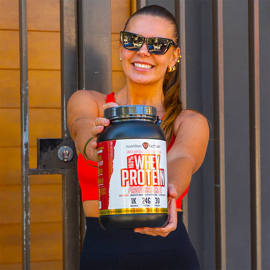 100% Whey Protein Professional 1kg Nutrition Factory 3