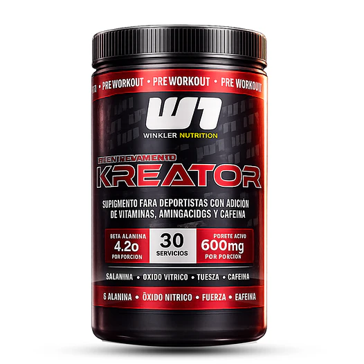 PRE ENTRENO KREATOR 600 G WINKLER NUTRITION 1
