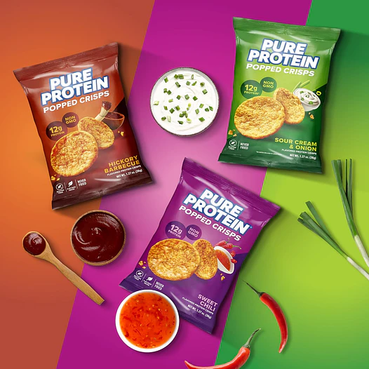 PURE PROTEIN POPPED CRISPS | SNACK ALTO EN PROTEÍNA 12 G   4