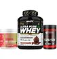 PROTEÍNA ULTRA PURE WHEY + PRE ENTRENO CBUM + CREATINA MONOHIDRATADA 300g - Miniatura 1